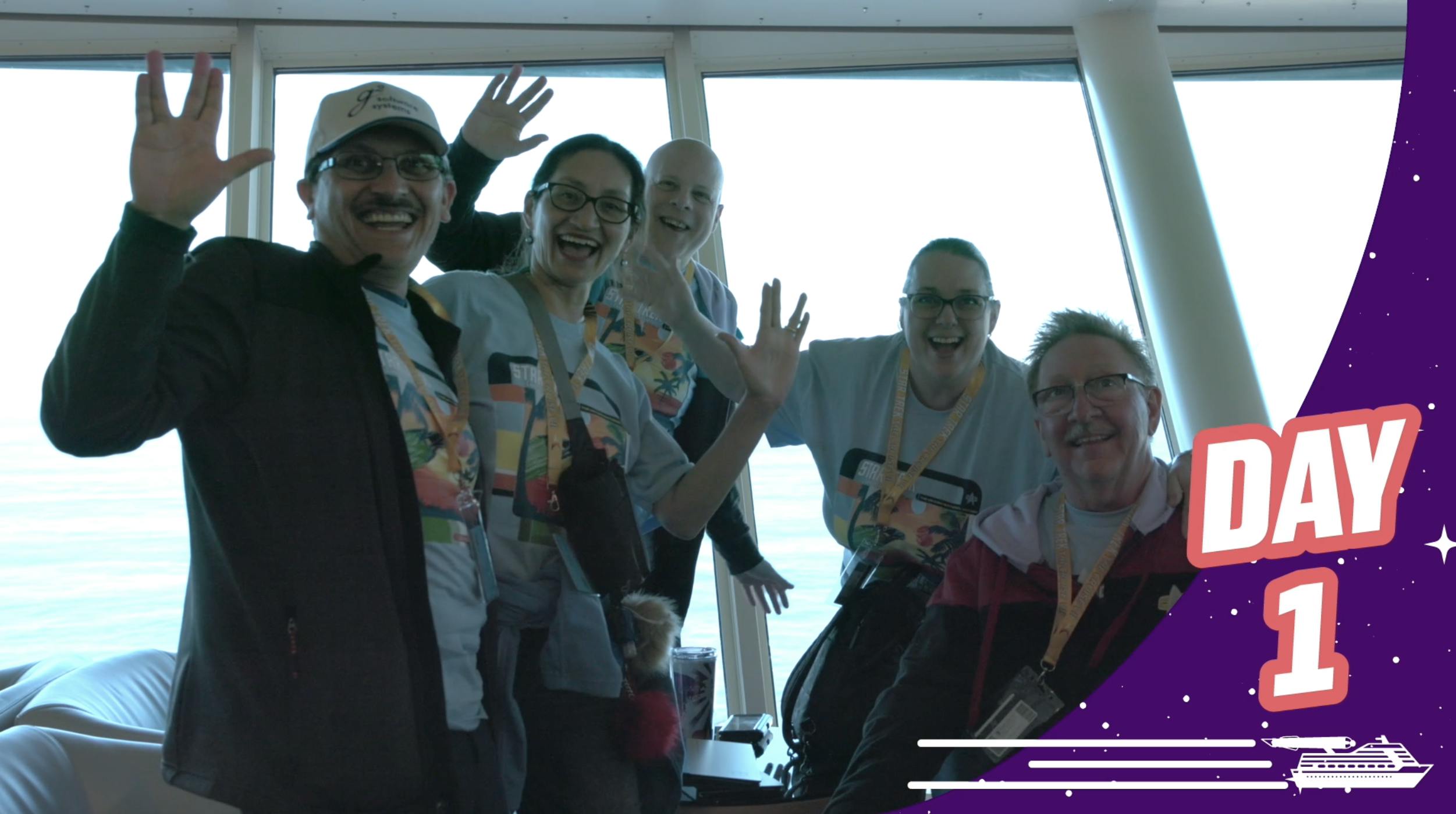 Day 1 of Star Trek: The Cruise VII with fans