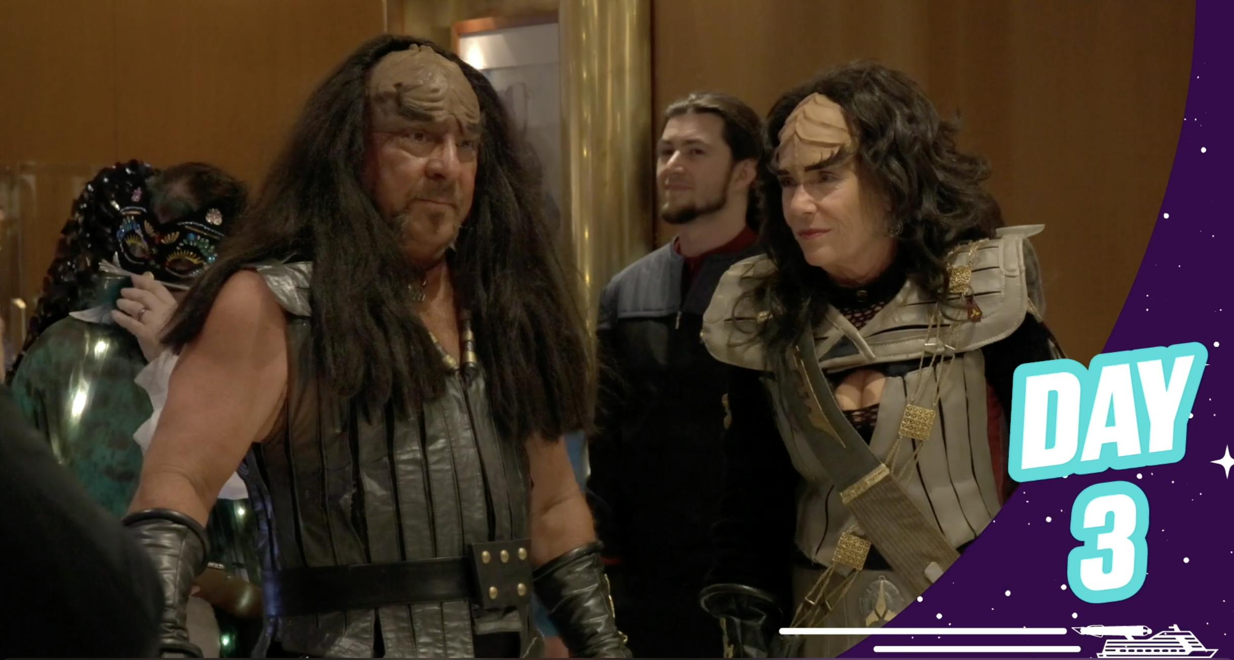 Klingon cosplayers aboard Star Trek: The Cruise VII