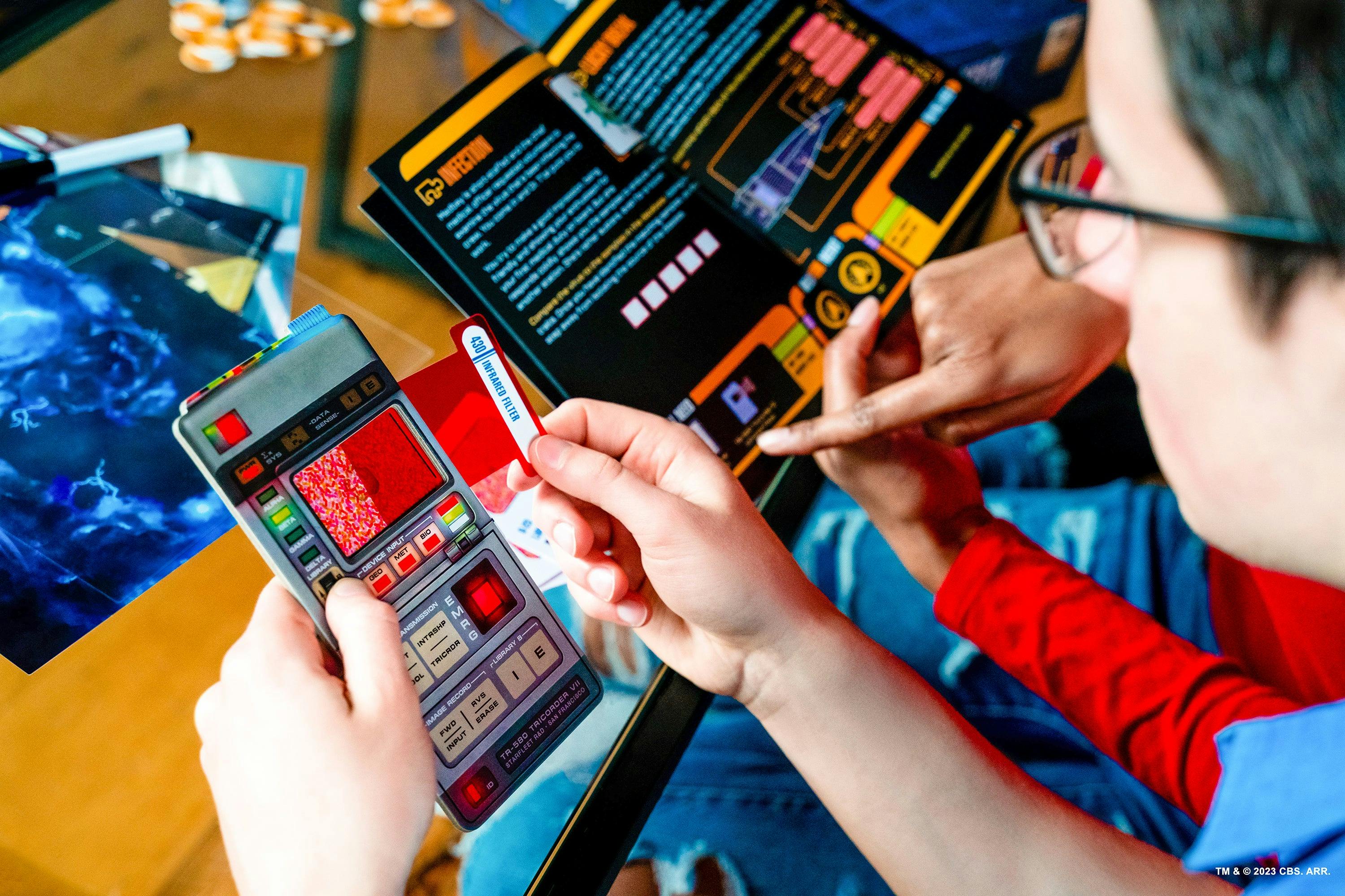 Funko Games' lifestyle photo of Star Trek Cryptic: A Puzzles and Pathways Adventure game