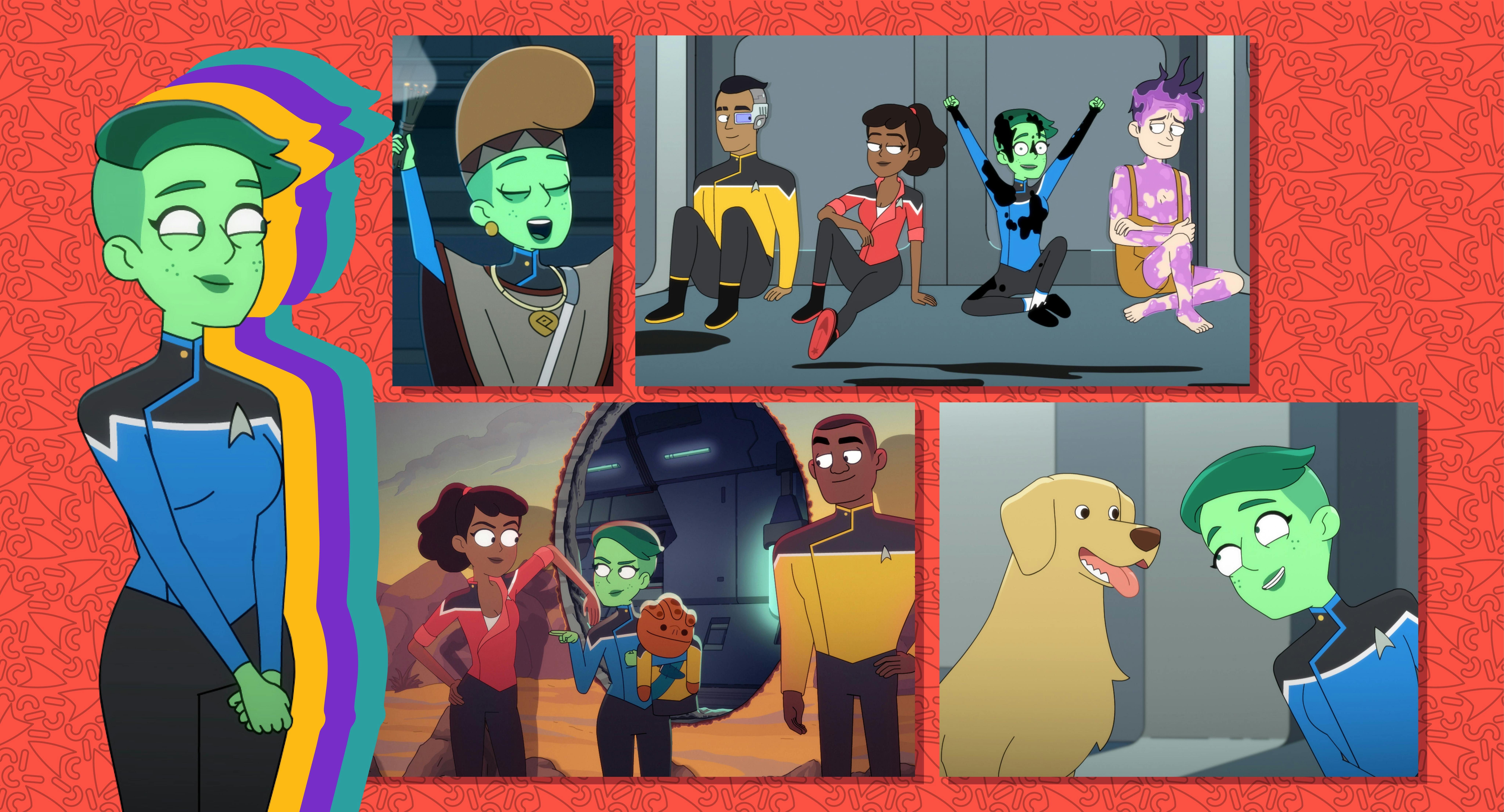 Illustrated banner for Star Trek: Lower Decks | Who is D’Vana Tendi?