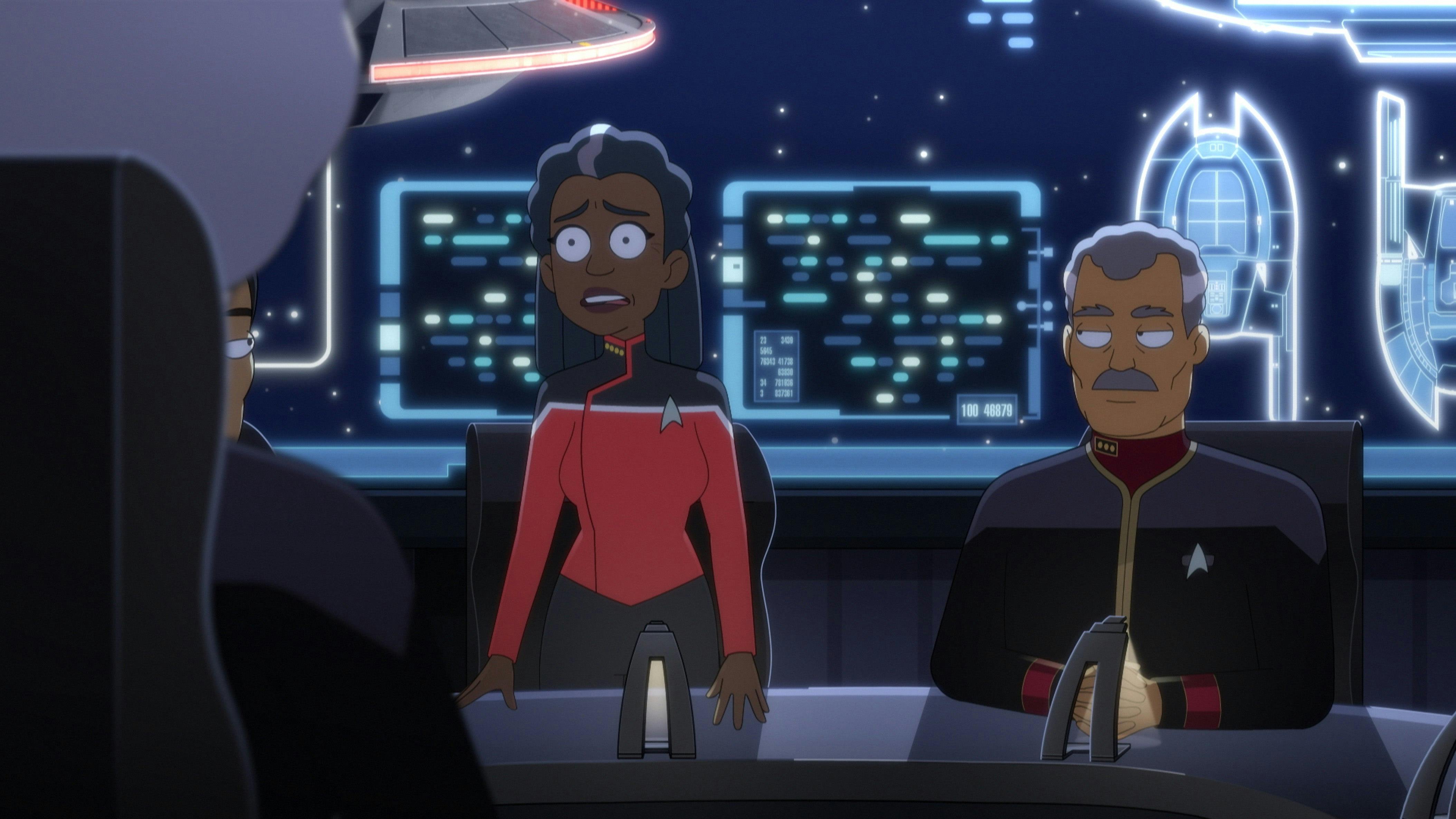 Captain Freeman looks shocked.