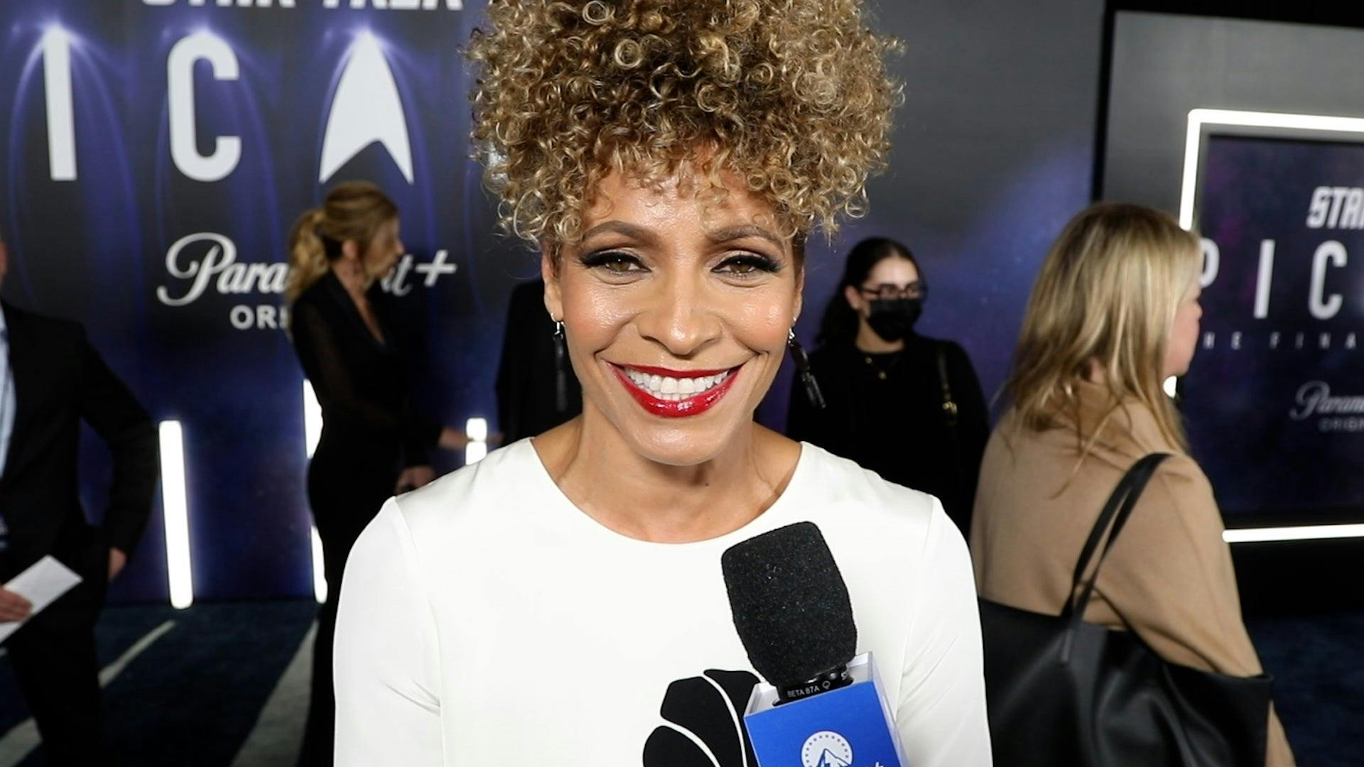 Michelle Hurd on the Star Trek: Picard Season 3 red carpet premiere