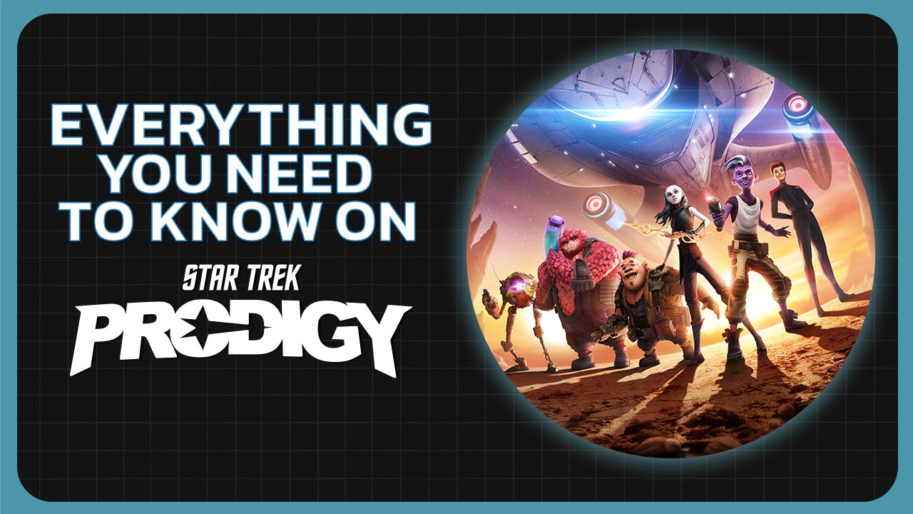 Everything You Need to Know on Star Trek: Prodigy thumbnail featuring Season 1 key art