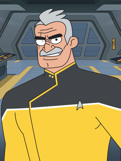 Shaxs as seen in Star Trek: Lower Decks