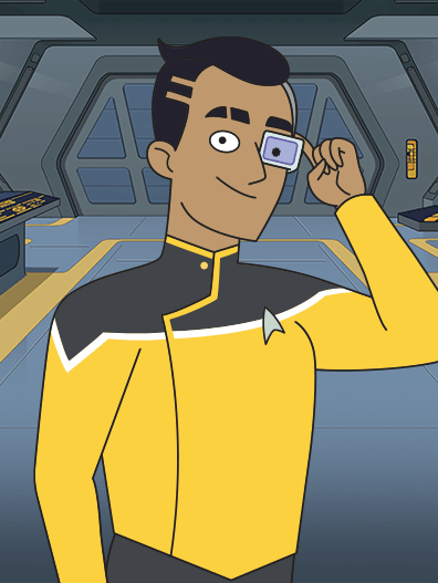 Sam Rutherford, as seen in Star Trek: Lower Decks
